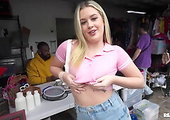 Yard Sale, Ashley Ace And Ace Bigs - Taking Bbc At A