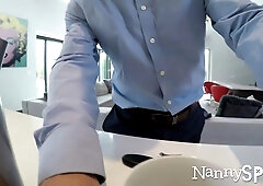 Nanny Flicks the Bean while On the Clock