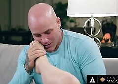 FANTASY MASSAGE - AJ Applegate Gets Horny During Foot Massage And Fucks Hard By Her Lucky Friend