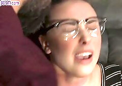 Bondage BDSM slut dominated in office by big cock fucker