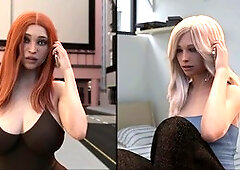 Let's dive into this visual novel with some big-boobed mom action