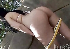 Misha takes a hard knob unfathomable up her butt in a coarse anal pounding. After her taut aperture is stretched and banged, this babe eagerly gets on