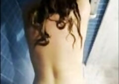 this babe helped me wash up in the shower