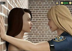 Skinny blonde bends over in a locker room for an intense anal encounter