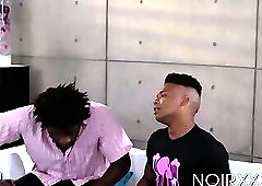 Muscle black stud Devin Trez bareback pounded cute ebony gay