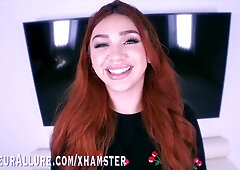 Super-cute Red-haired Cherie Gwendolyn Lights Up the Screen