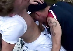 Cockhungry twink mouthfucked by his BF