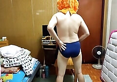 Fursuit, unclothing, gay sexy underwear