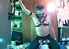 Leather Daddy REALLY loves Dildos