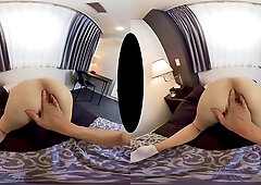 Reona in Can We Find a Slut that's Hornier than You?: G-Cup Gal Reona - KoalaVR
