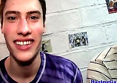 Straight twinks fuck gay fraternity bloke