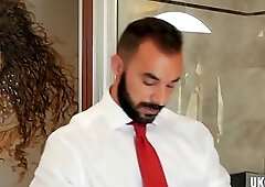 Muscle gay fetish with cumshot