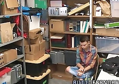 Teen shoplifter facial