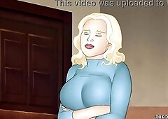 Banging the aged woman and the woman jointly! Porn movie scene