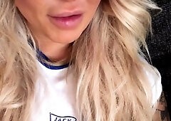 Chubby blonde brianna solo masturbation