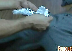 Muscled incubus fucks ass