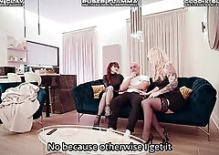 Christian Clay si candida come nuovo coinquilino… ma Ruber e Clodix hanno altri piani – il colloquio diventa un foursome