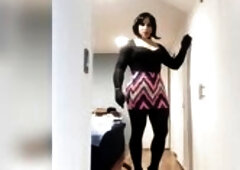 Chloe drops her petticoat