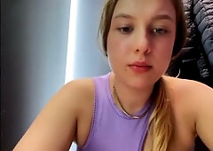 Extreme Masturbating. Hot Amateur Cum In The Changing Room - 18 Years