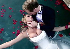 Dark first night wedding romance