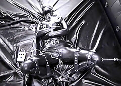 Latex Straitjacket Vibed