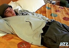 Steaming Kelly Cooper Jerking Solo While Dressed in A Rubber