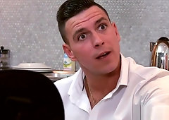 British bear facialized after anal