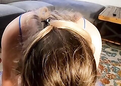 secretly vanessa sissy training session on large booty