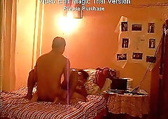 Steamy Asian Sex On A Bed