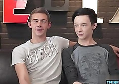 Big dick twinks dildo and cum in ass