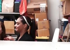 Cute Shoplifters Were Fucked By The Police Officer