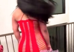 Kendoll Teasing In The Hotel With Sexy Dress