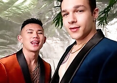 Queer boys get down with gay anal fun