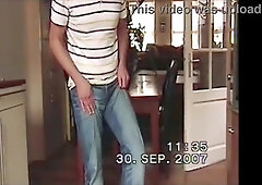 Older movie (2007) of me undressing nude and demonstrating my highly diminutive pink cigar