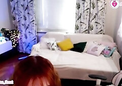 Morning Laughable Yoga on the ball!