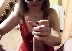 This babe smokes a cigarette, during the time that gives me a a oral sex (cum on face)