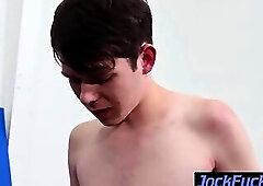 Teen Trains with his horny coach