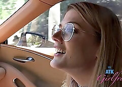 Hanging out with young amateur Riley Rose on the beach and hitting the road in POV.