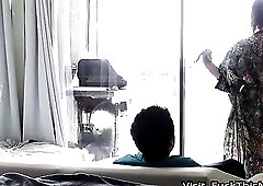 Home alone with stepmom