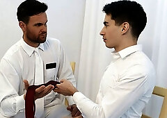 Handjob domination with Beau Reed and Jake Nobello