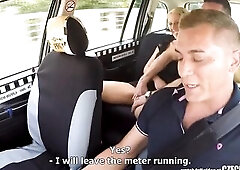 This taxi at no time drove a woman for free, it is gas or booty