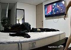 Lesbian intense tribbing and pussy licking