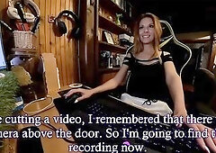 Cute Redhead Cutie Goo Collector 6 (semen from a stranger)