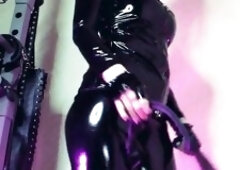 Hawt Fetish Headmistress Eva Latex Dominant-Bitch PVC Leggins Boots SADOMASOCHISM Mother I'd Like To Fuck Aged Domme