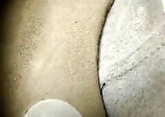 Kinky golden-haired makes her sub lick her flats and sniff her smelly feet, in advance of sucking her toes