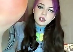 hot goth girl feet joi