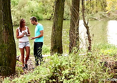 Sensual afternoon by the water