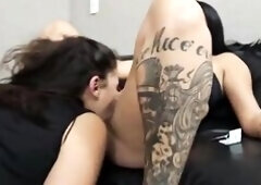 In this scene, tutor Renata discovers that her student Dani is not learning the movements this babe's teaching her and becomes raging. This babe 