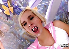 Lesbian Stretch Their Deep Buttholes And Drill