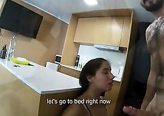 I find a SECRET of the maid and that babe pays me with SEX